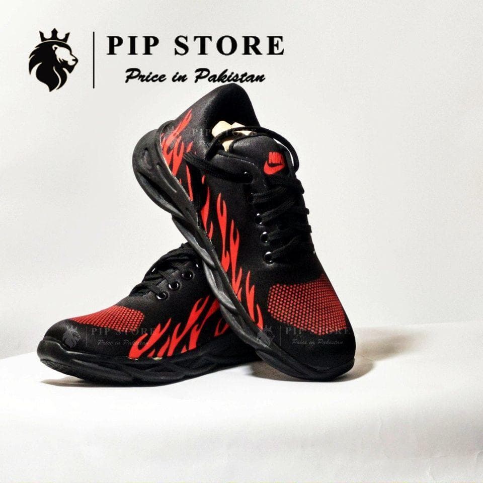 Men's Red Fire Rubber Joggers Size 39-41
